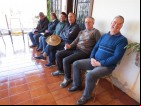 Clima amistoso na casa da agricultora Inês Hammes.